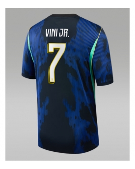 Billige Fotballdrakt Brasil Vinicius Junior #7 Replika Bortedrakt VM 2026 Kortermet Billige Fotballdrakt Brasil Vinicius Junior #7 Replika Bortedrakt VM 2026 Kortermet